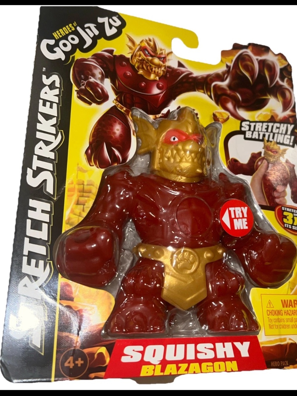 squishy Blazagon Goo Jit Zu Stretchy